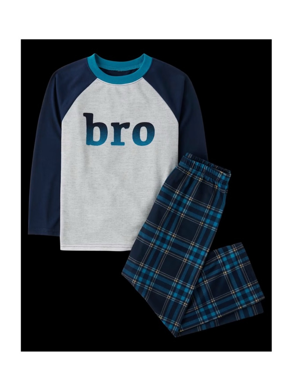 NWT The Children’s Place Boys Bro Pajamas Blue Size 10/12